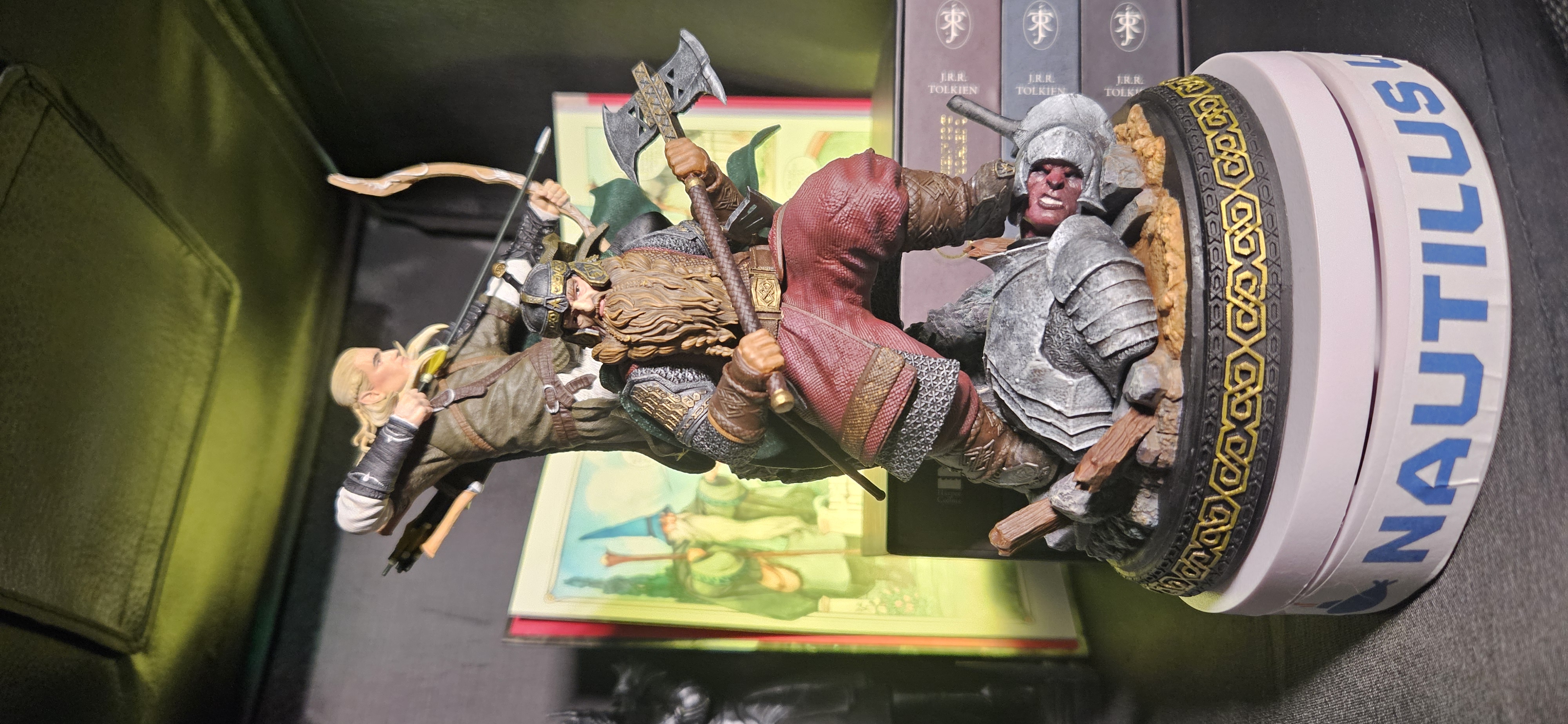 Diorama Gimli e Legolas